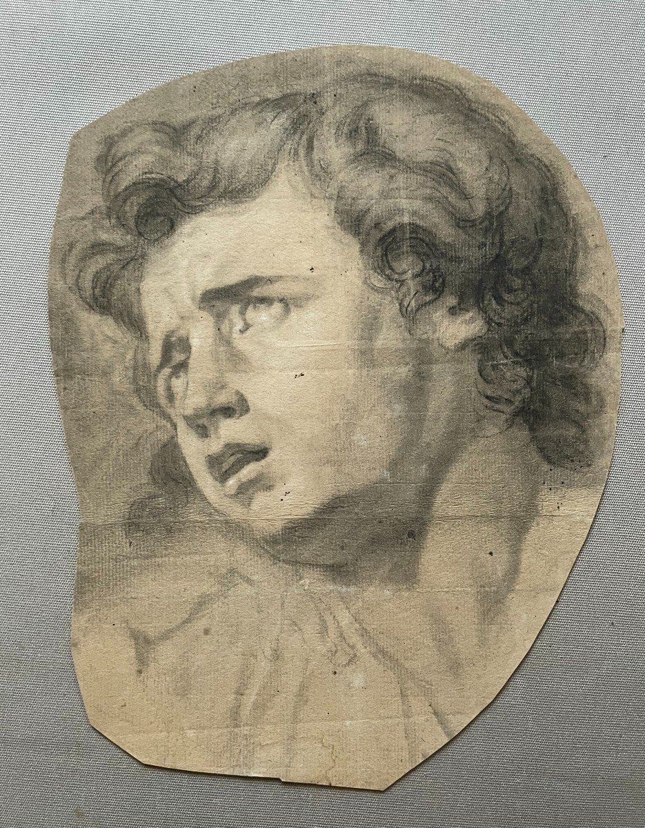 Portrait, Chalk Drawing, 19th Century Or Earlier