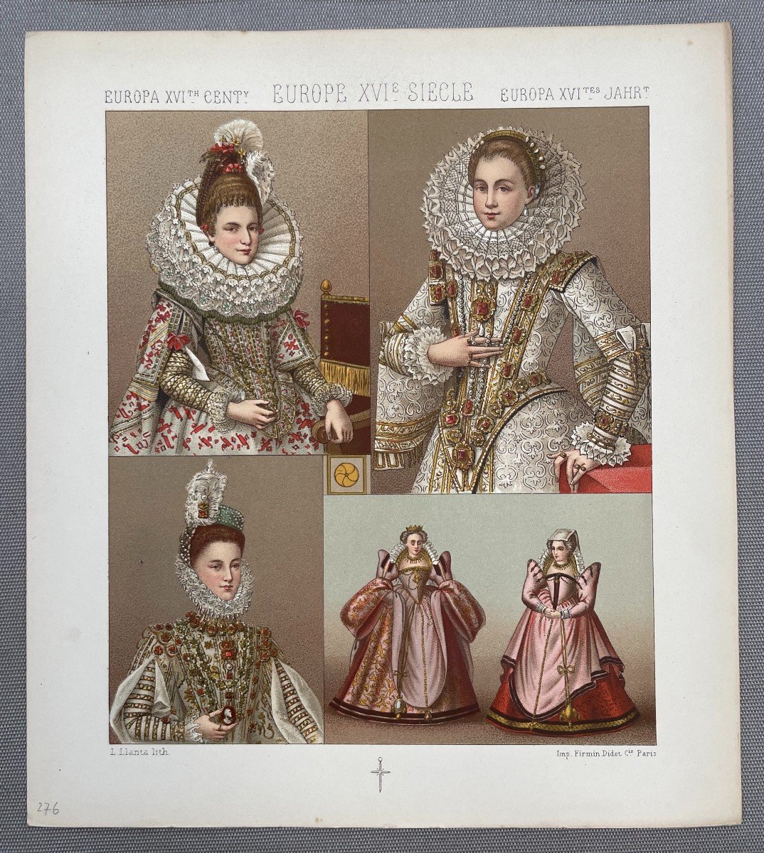 Historical Costume, 167 Plates, 19th Century Lithographs-photo-2