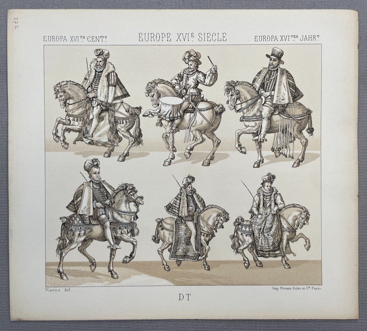 Historical Costume, 167 Plates, 19th Century Lithographs-photo-4