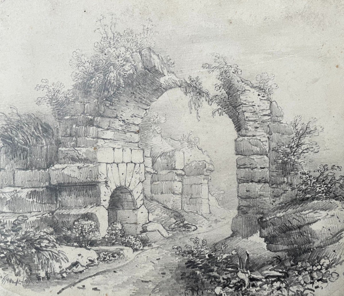 Ruines De Voute, Dessin XIXe