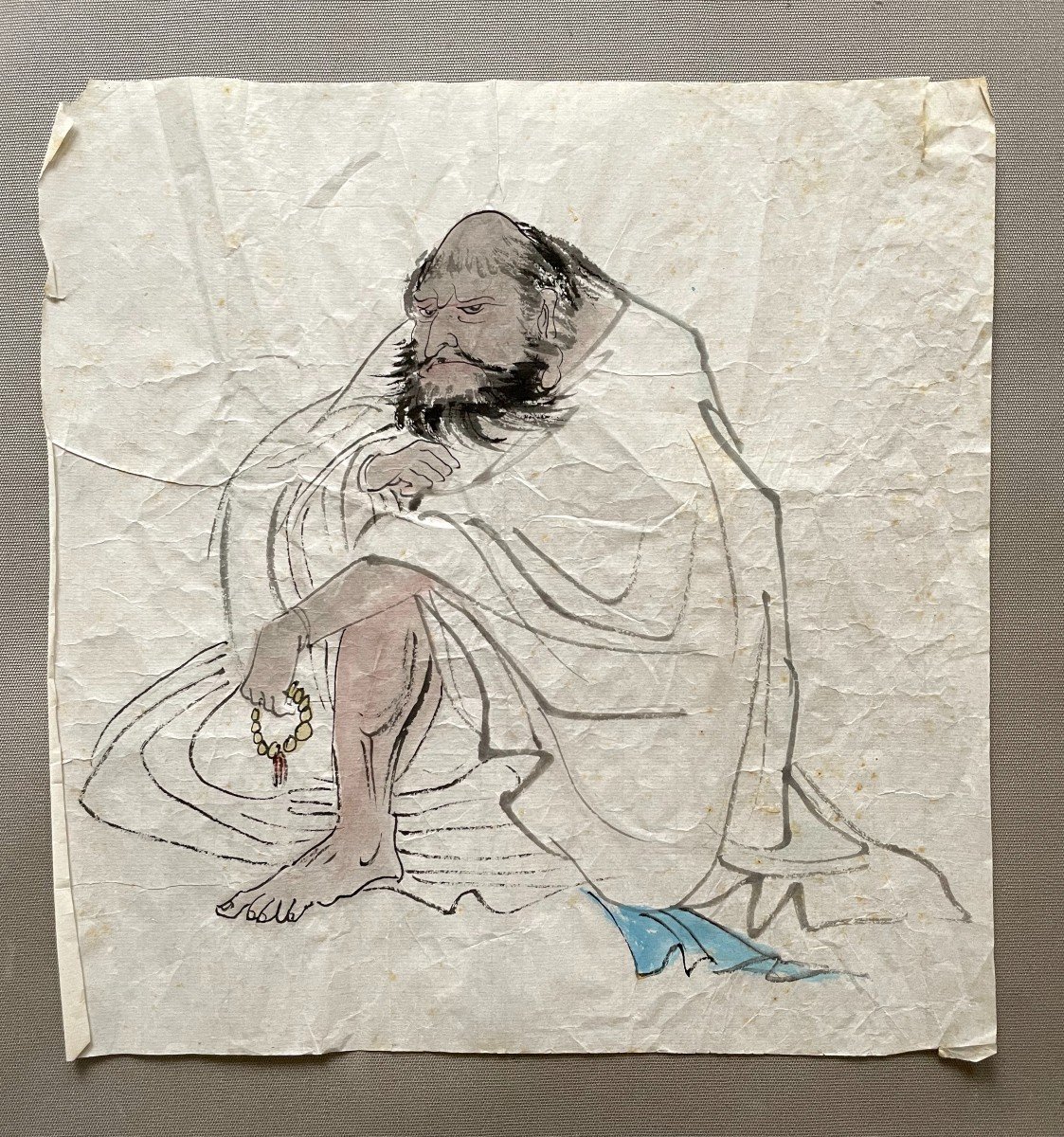 Painting On Tissue Paper, Asia, 20th Century