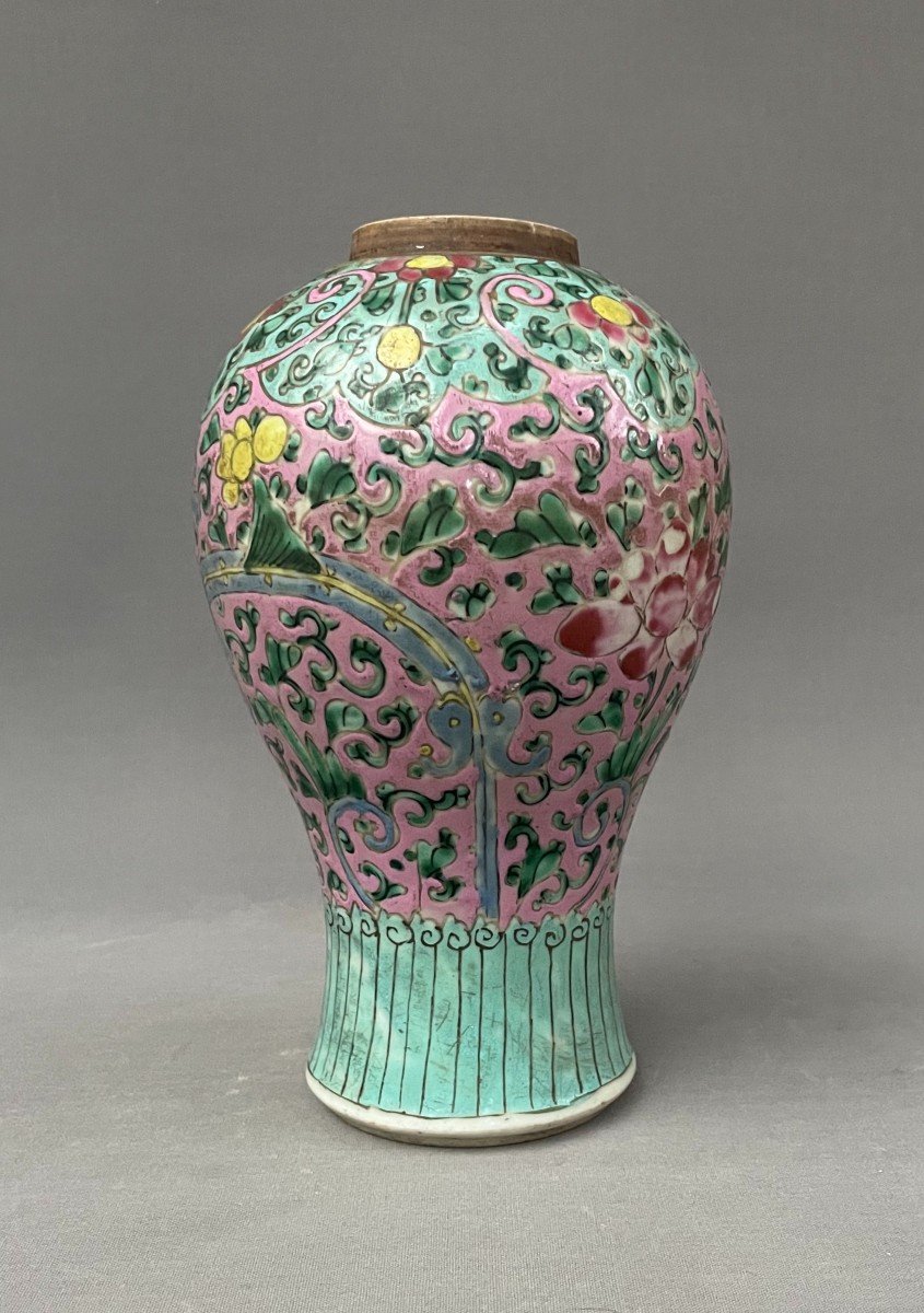 Vase En Porcelaine, Chine, XVIIIe-photo-2