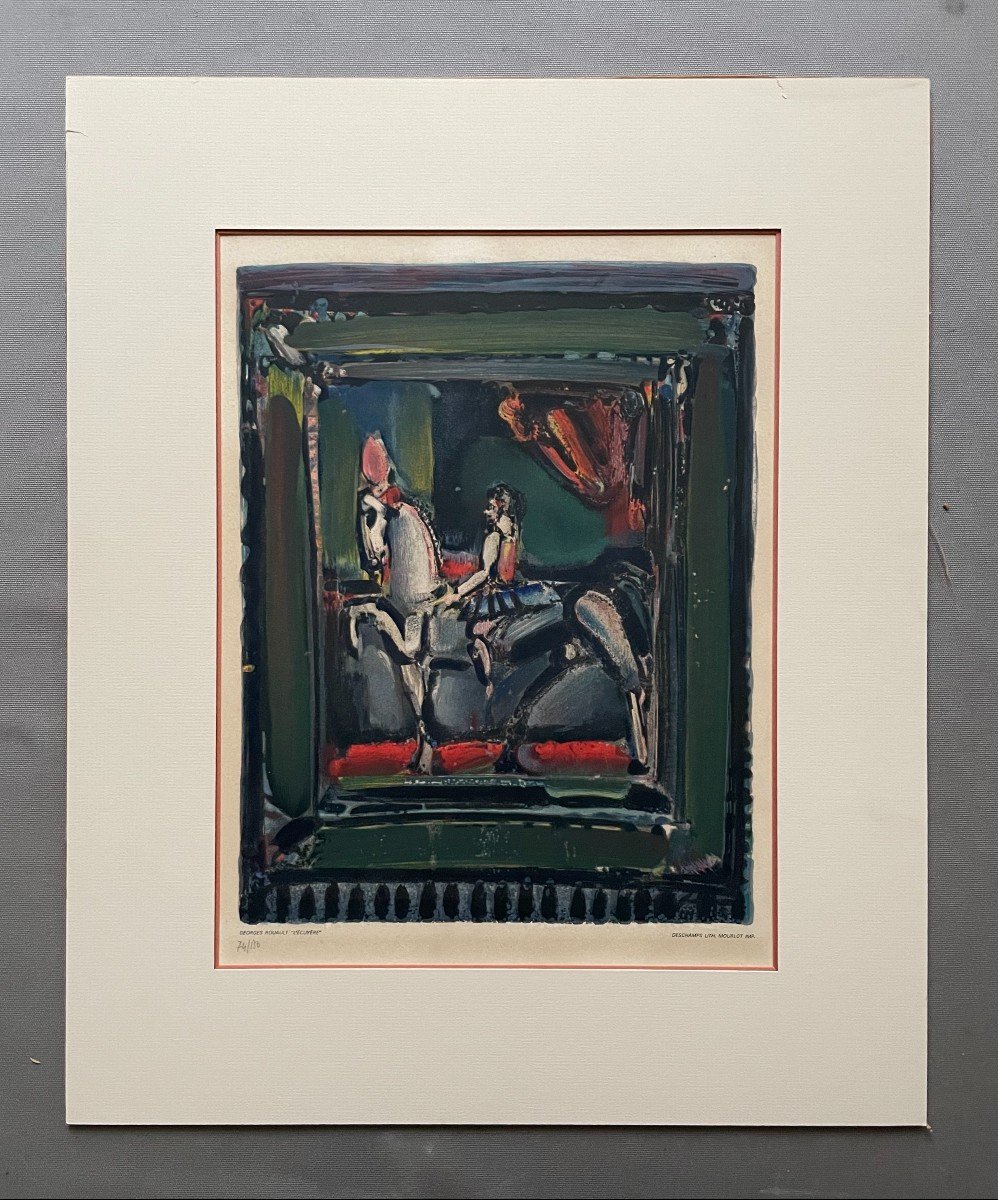 Georges Rouault, The Horsewoman, Lithograph Numbered 74/150-photo-2