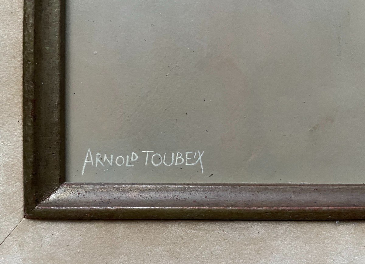 Arnold Toubeix, Pot En étain Aux Pommes-photo-3