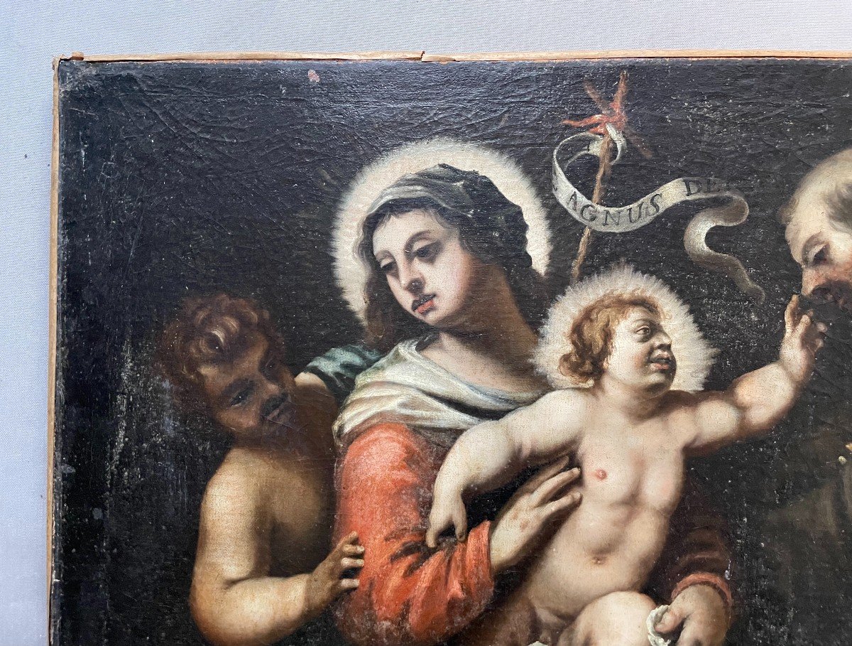 Religious Painting, Spanish School, 18th Century-photo-3