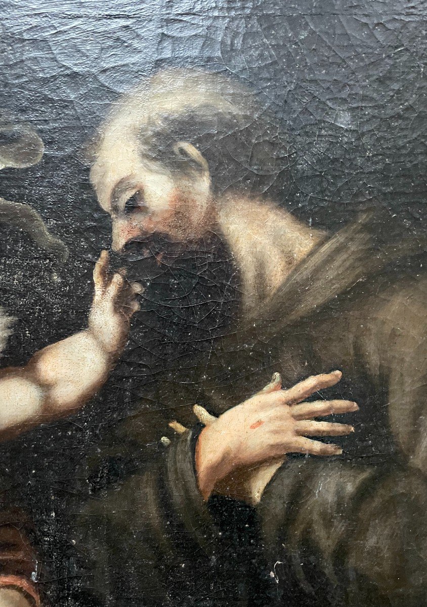 Religious Painting, Spanish School, 18th Century-photo-6