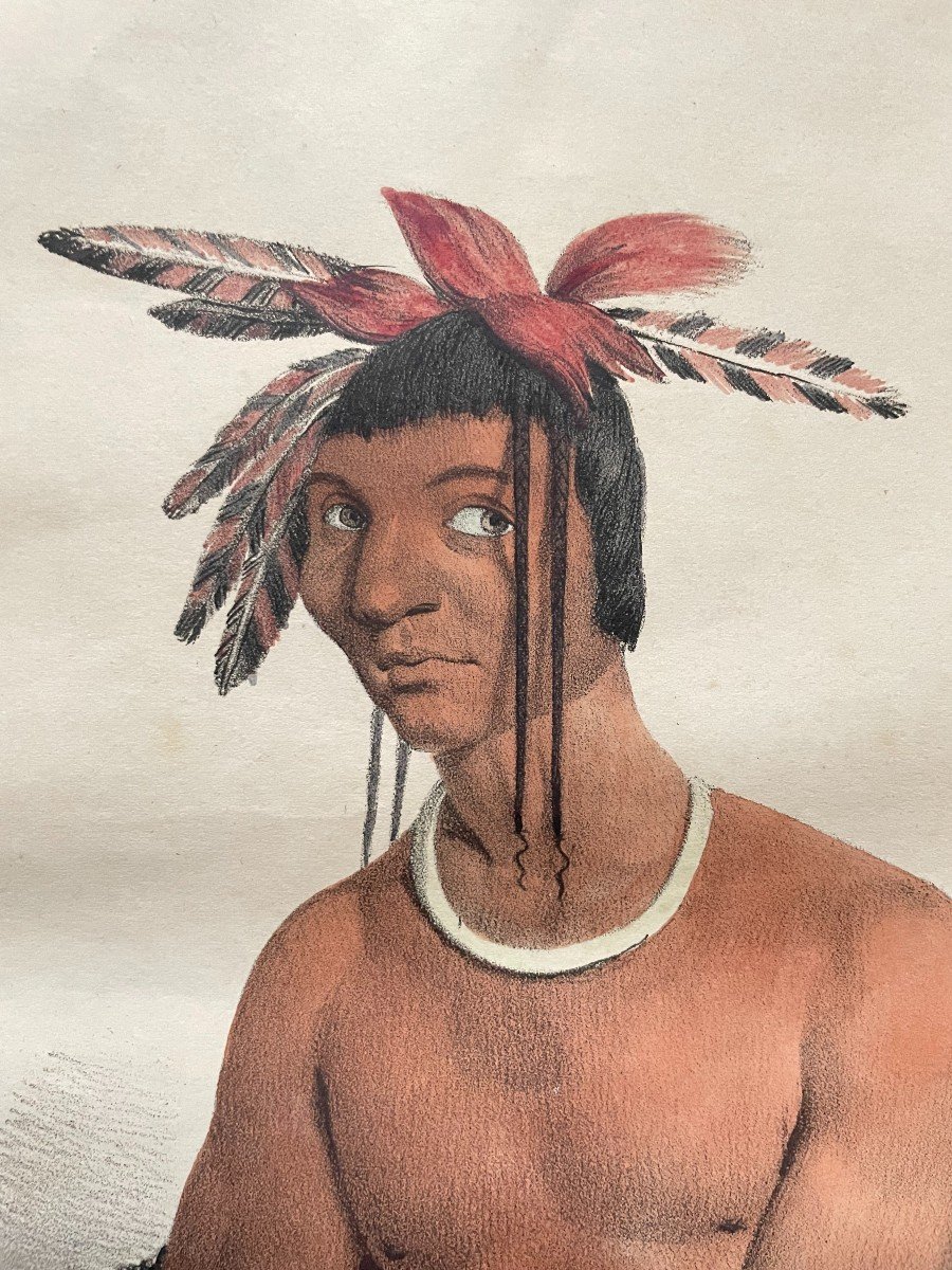 A Chippeway Chief, Lithograph After James Otto Lewis-photo-4