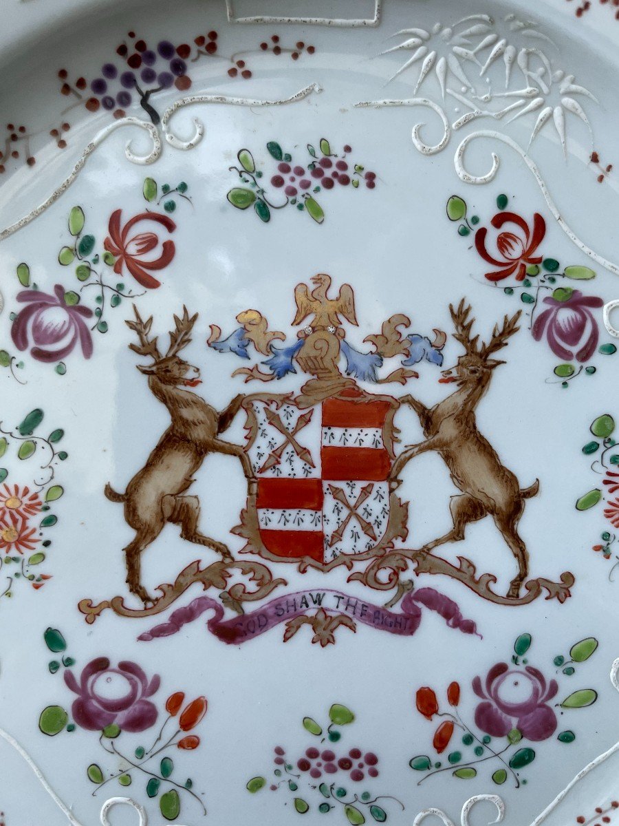 Porcelain Coat Of Arms Plate-photo-2