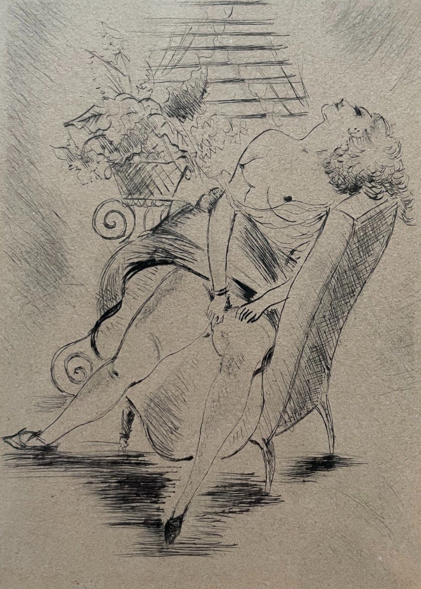 André Dignimont, Erotic Engraving-photo-2