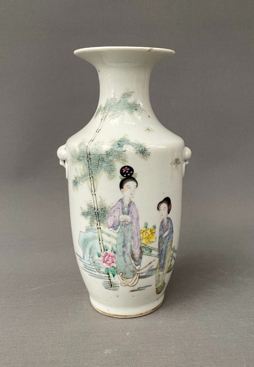 Vase En Porcelaine, Chine, XIXe