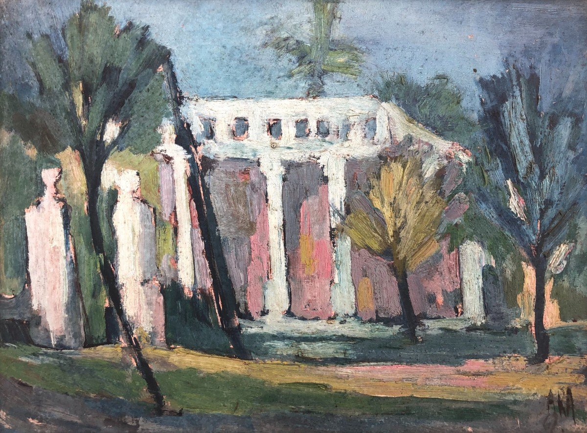  Krishnaji Howlaji Ara, Oil On Panel, Indian School 20th Century