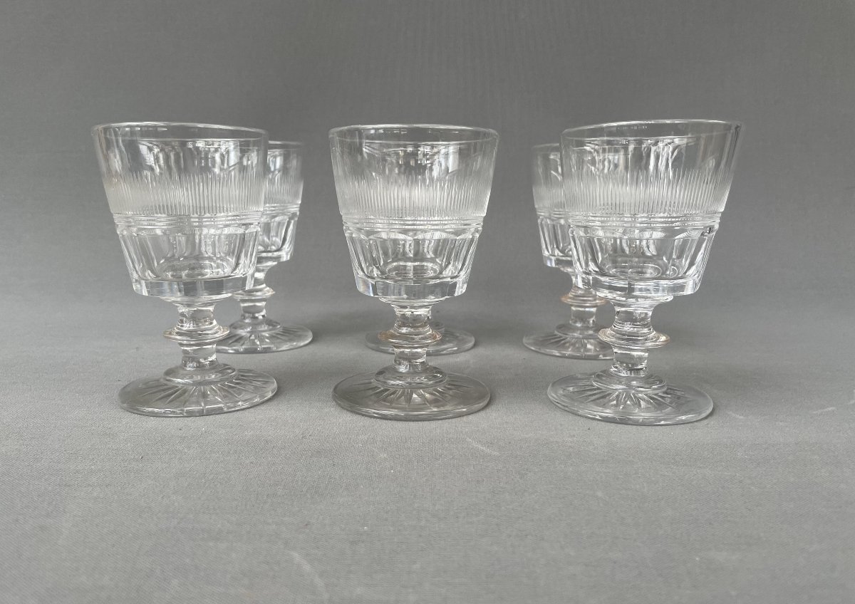 6 Baccarat Glasses-photo-2