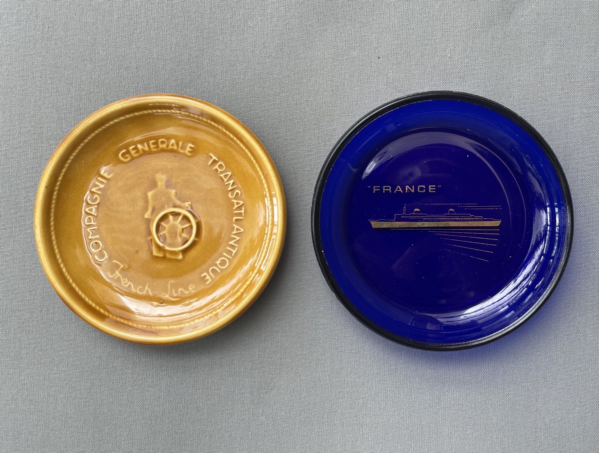 Souvenirs From The France Liner, Transatlantic, Bowls