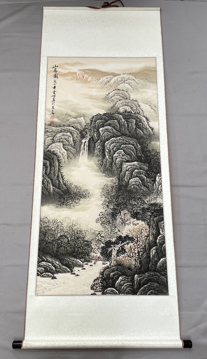 Mountain Torrent, Chinese Painting-photo-2