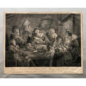 Recreation Of The Table, Engraving By Moitte After Jordans