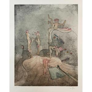 Roberto Matta, Lithograph Numbered 34/85