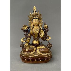 Asian Deity, Bronze, 20th Century