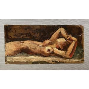 Nu Féminin, Huile Sur Toile