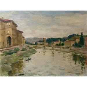 Armand Jacques Assus, Vue De Florence