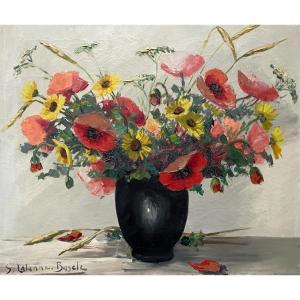 Simone Lalanne Bascle, Bouquet De Fleurs Des Champs