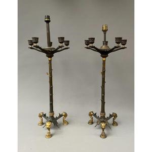 Pair Of 19th Century Candelabra