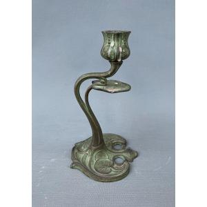 Art Nouveau Style Candle Holder