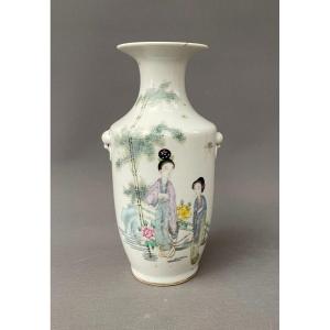 Vase En Porcelaine, Chine, XIXe