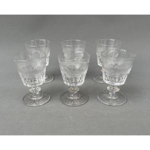 6 Verres Baccarat