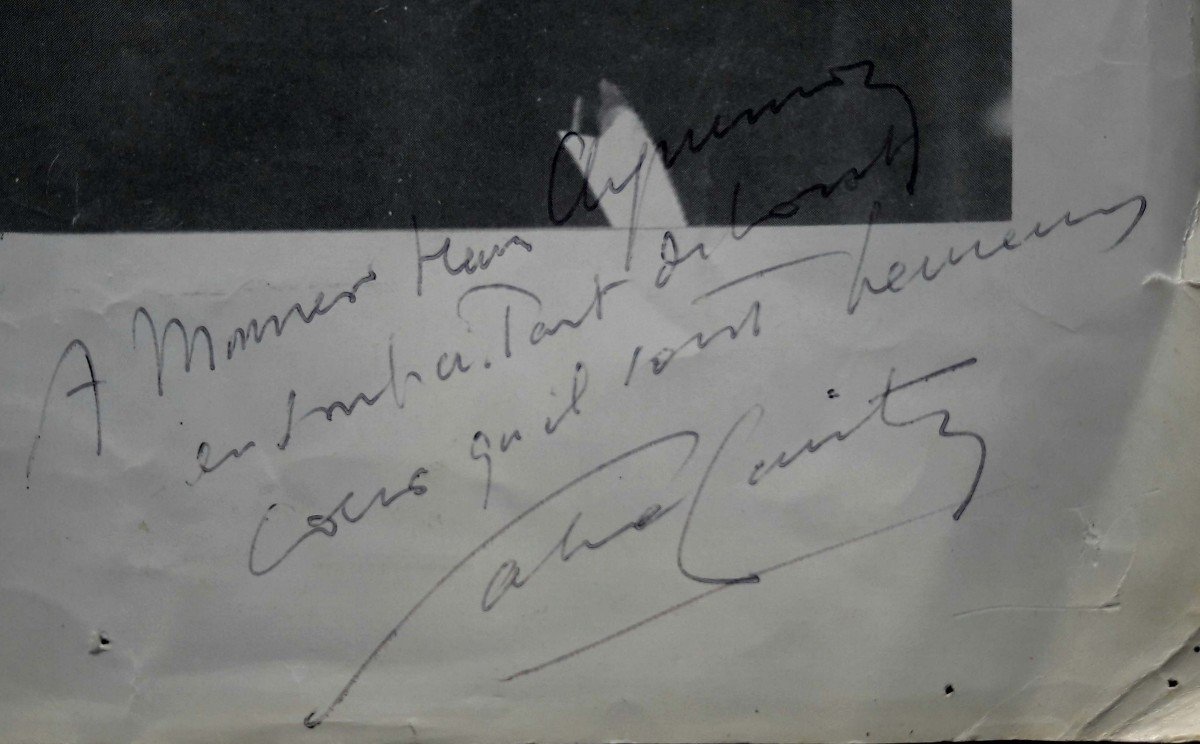 Sacha Guitry - 1935 - Envoi Et Autographe à Henry Cliquennois-photo-4