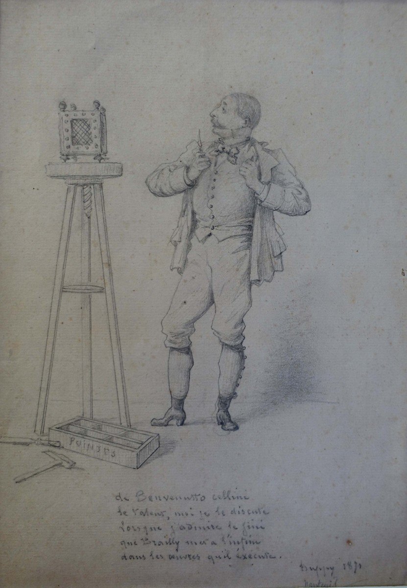 Frédéric Dumay - Le Sculpteur Brailly 1871 -   -photo-2