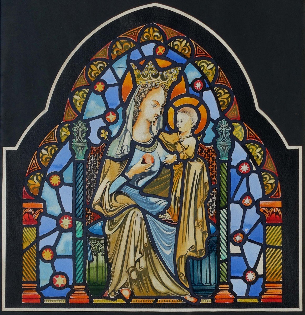 Virgin And Child With An Apple --photo-2