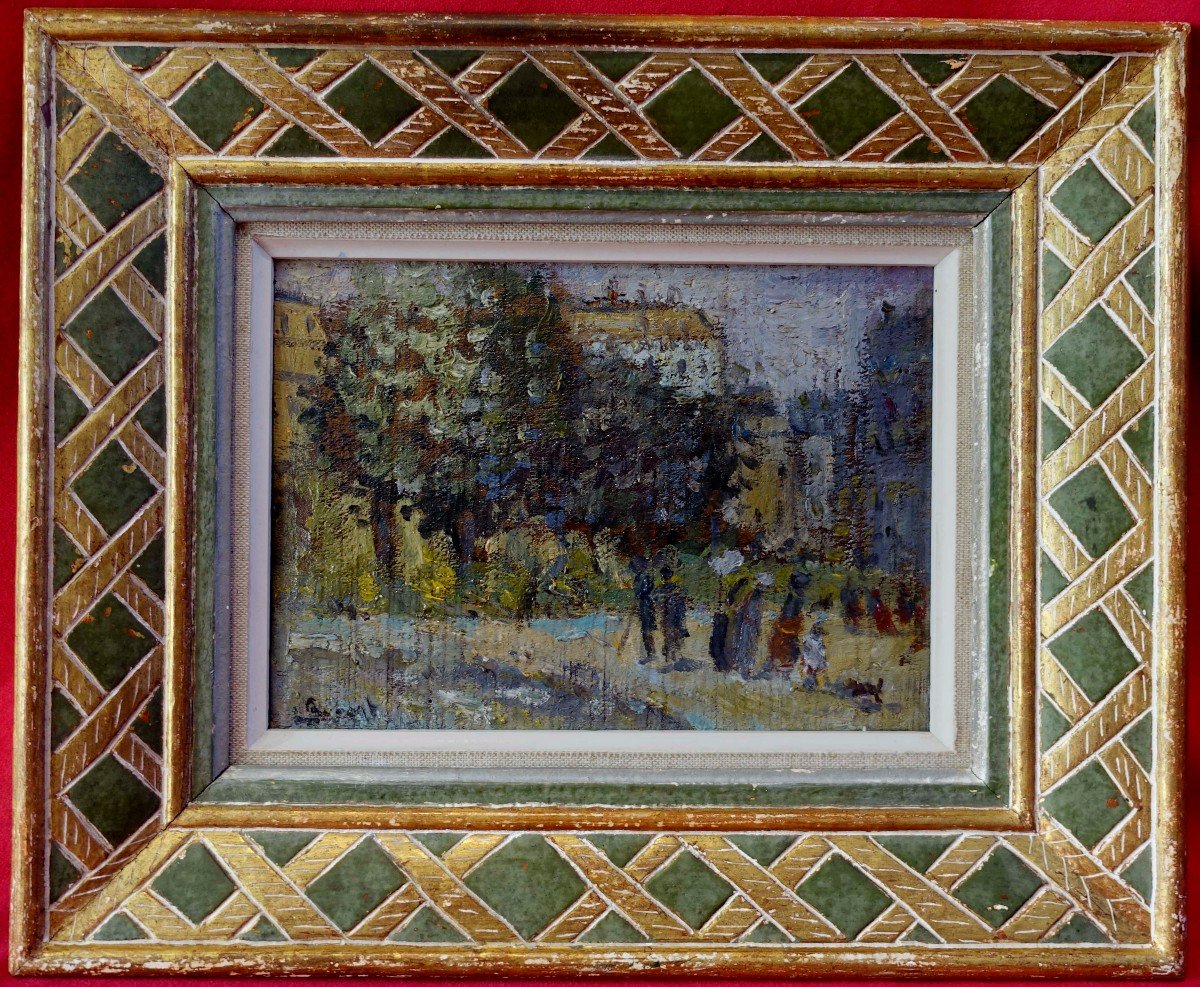 Paris Around 1900 - Signature To Decipher - Impressionist Study - 