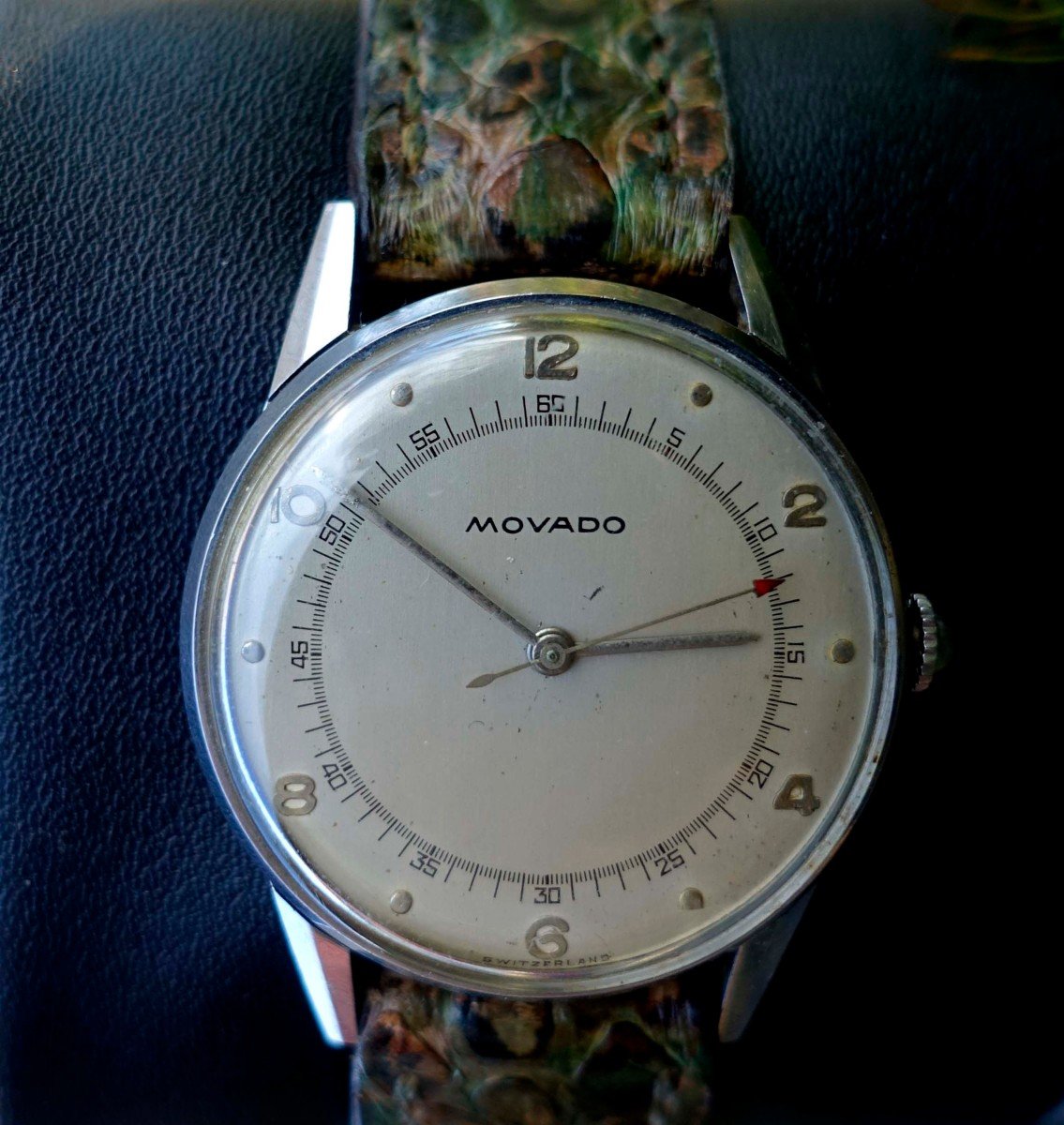 Movado 1940 - Steel - Superb Dial - -photo-2