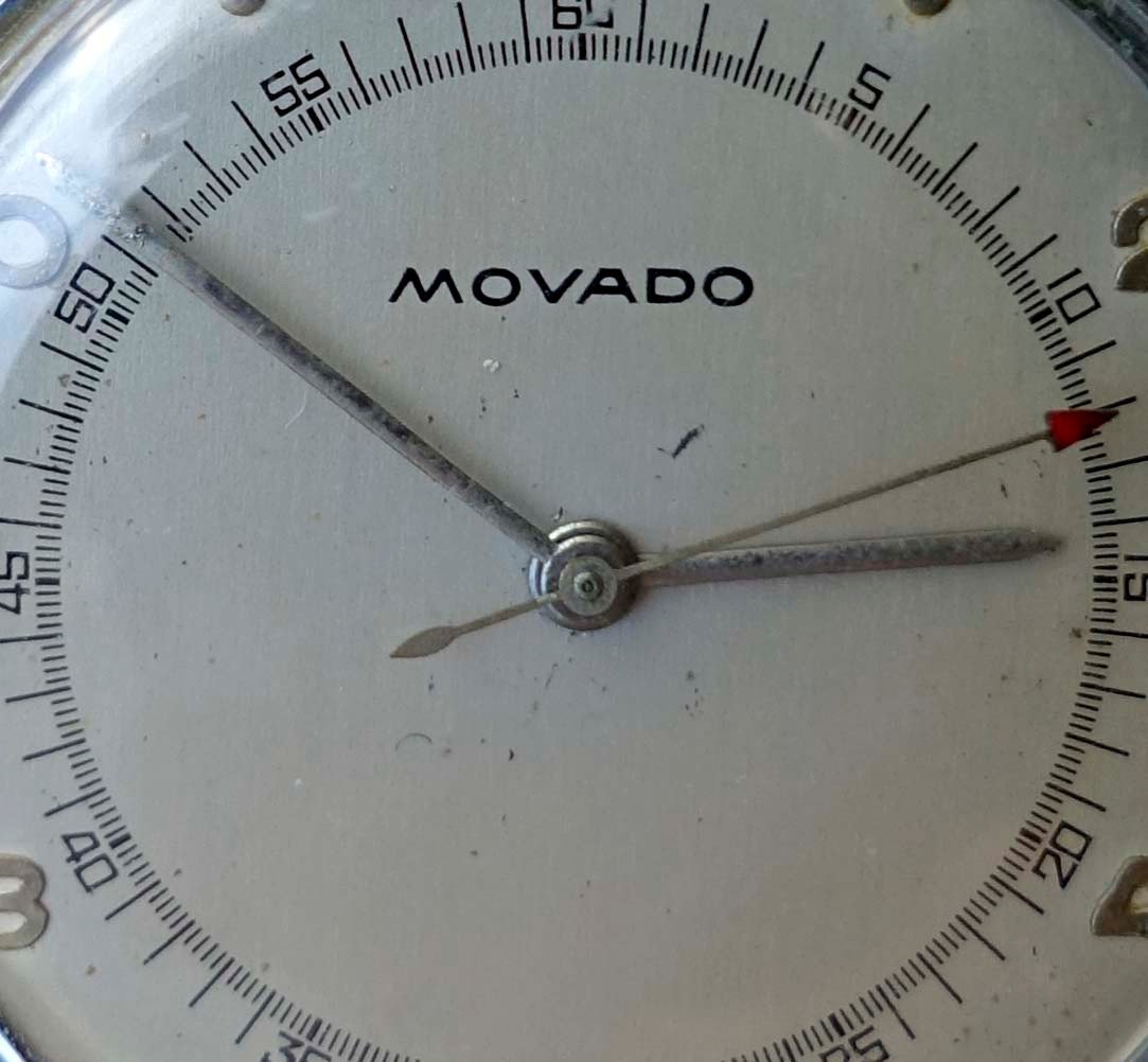 Movado 1940 - Steel - Superb Dial - -photo-4