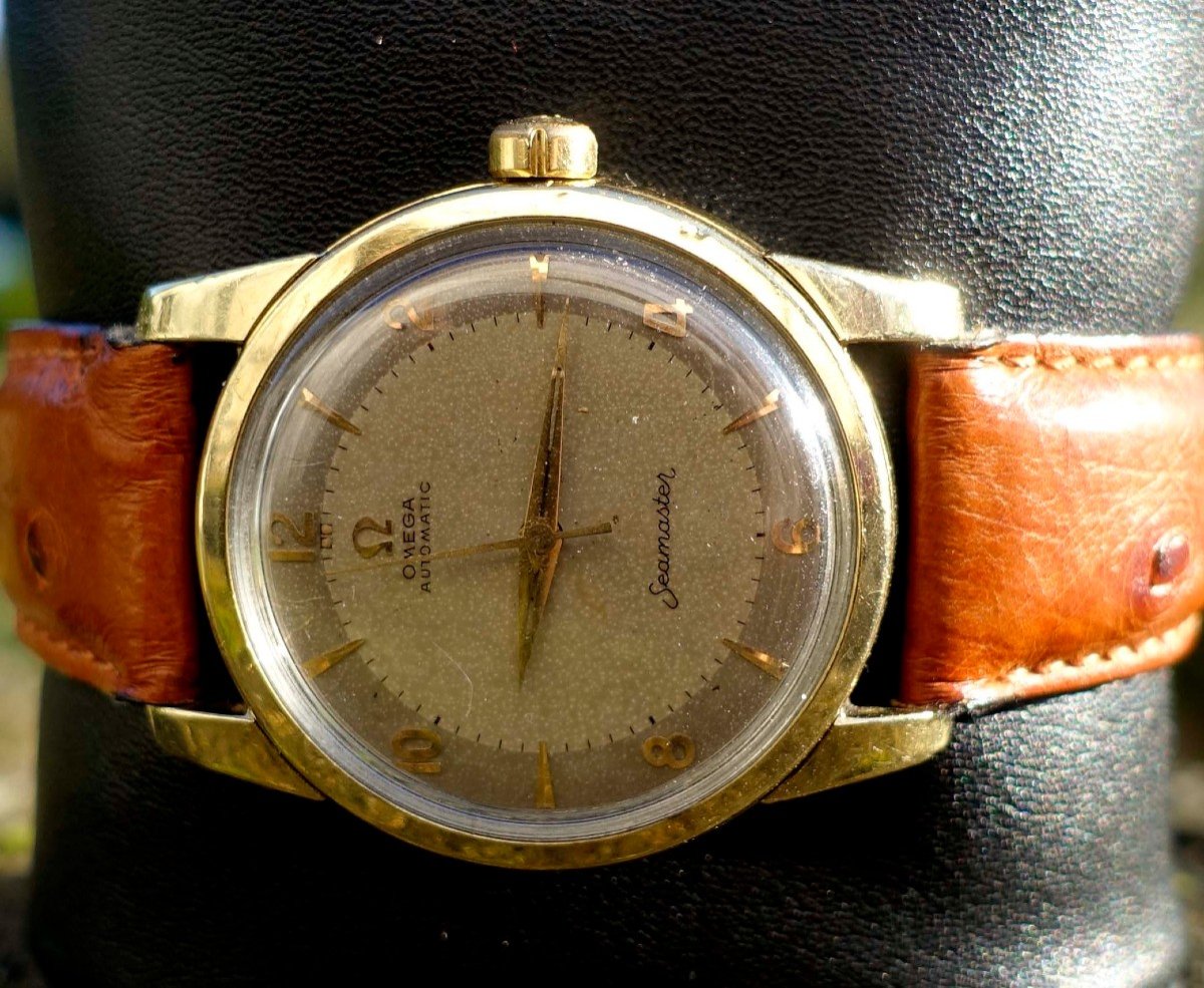 Omega Seamaster 1957 - Gold And Steel - Cal 501 Automatic --photo-3