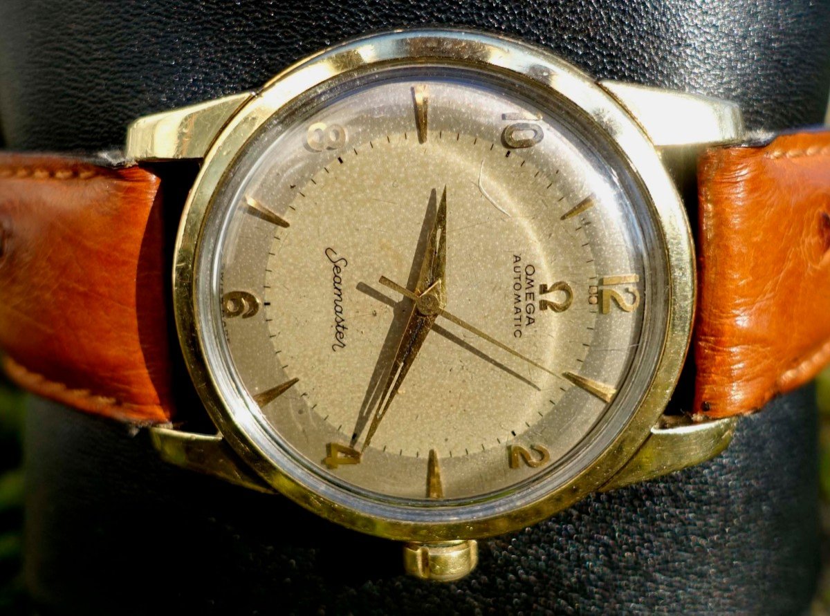 Omega Seamaster 1957 - Gold And Steel - Cal 501 Automatic --photo-4