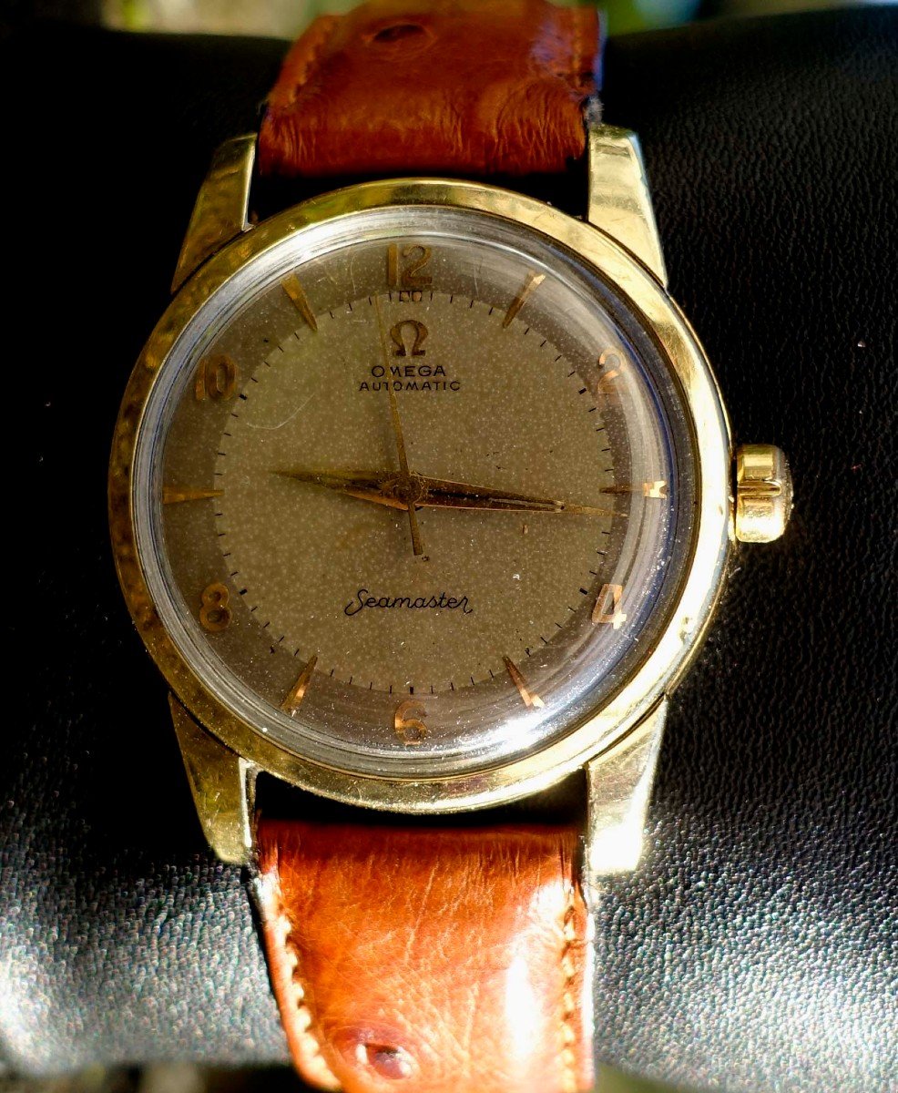 Omega Seamaster 1957 - Gold And Steel - Cal 501 Automatic --photo-8