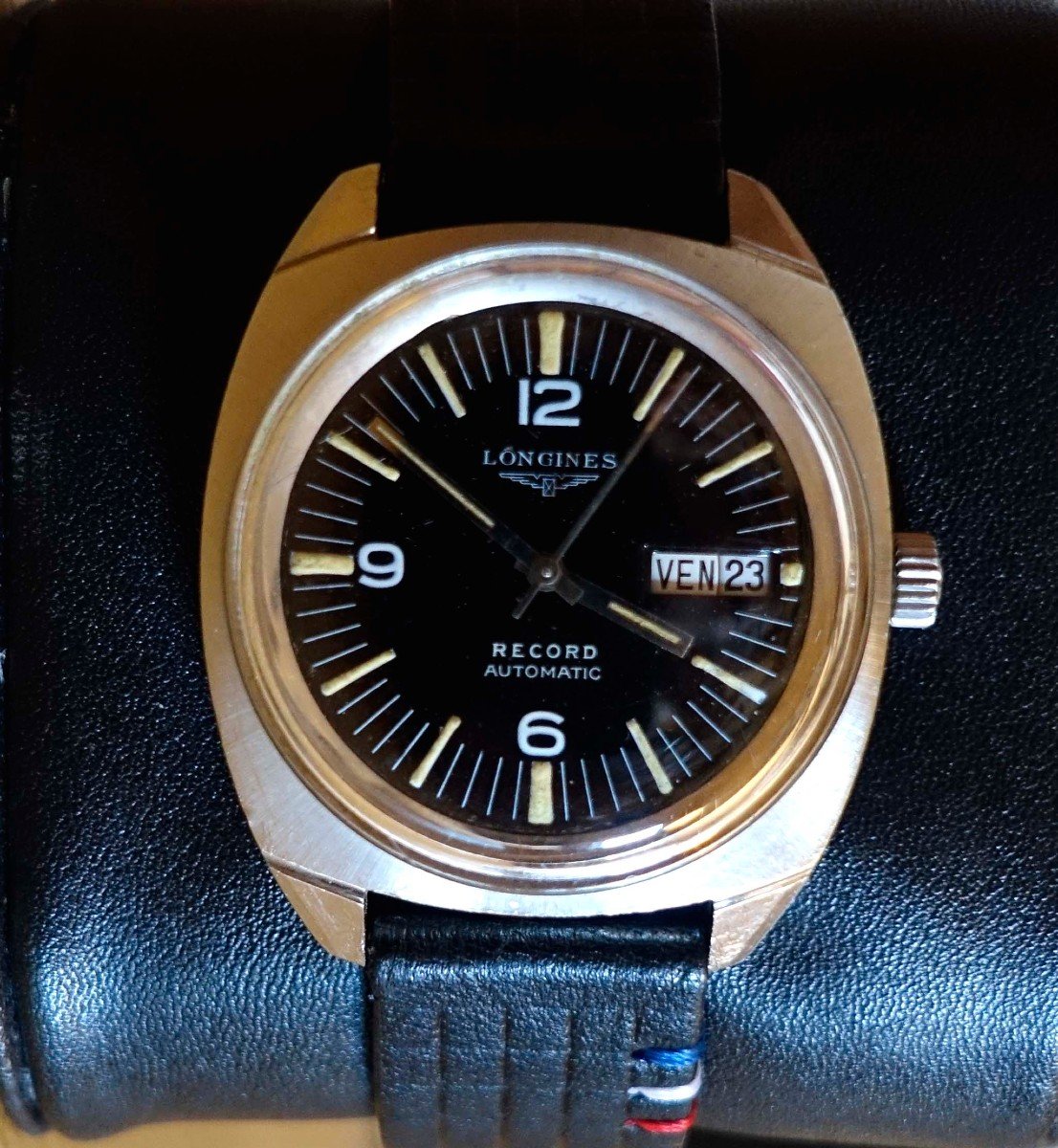 Longines Record 1970 - Automatic - Day Date - Rare Dial - 