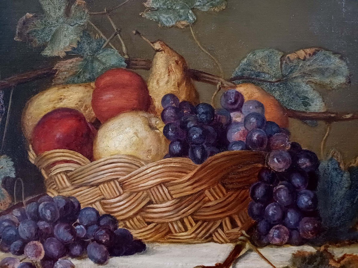 M. Fromont - Corbeille De Fruits 1877 --photo-4