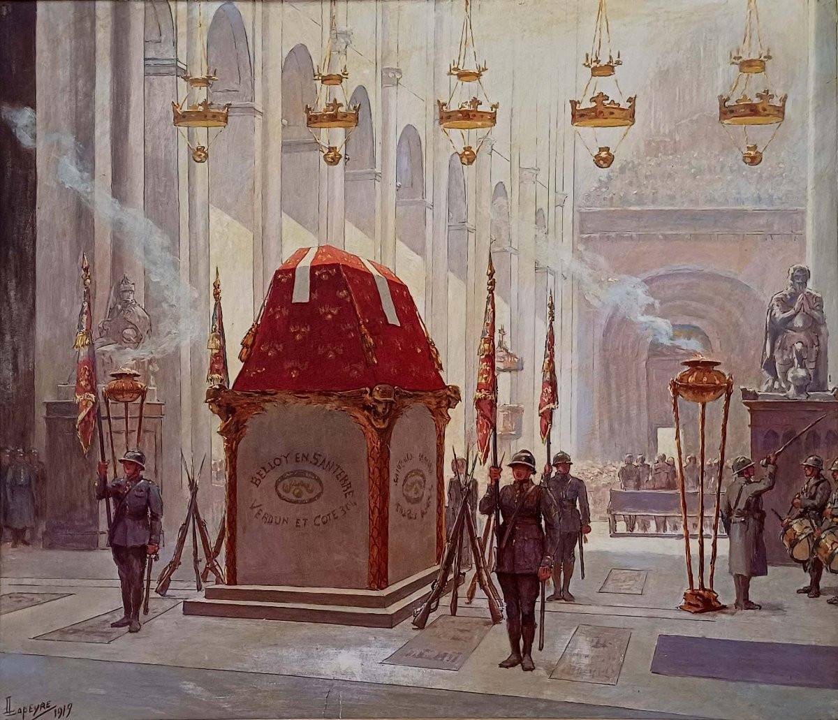 Lucien Lapeyre (1882-1967) - Requiem 1918 - Speyer Cathedral - -photo-2