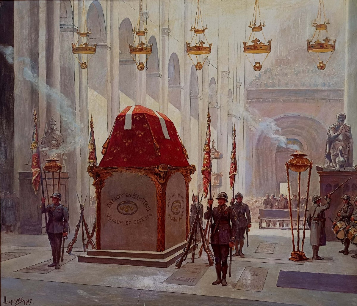 Lucien Lapeyre (1882-1967) - Requiem 1918 - Speyer Cathedral - -photo-8