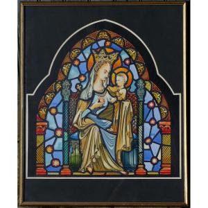 Virgin And Child With An Apple -