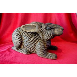 Large Hare 1880 - Carved Wood -