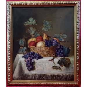 M. Fromont - Corbeille De Fruits 1877 -