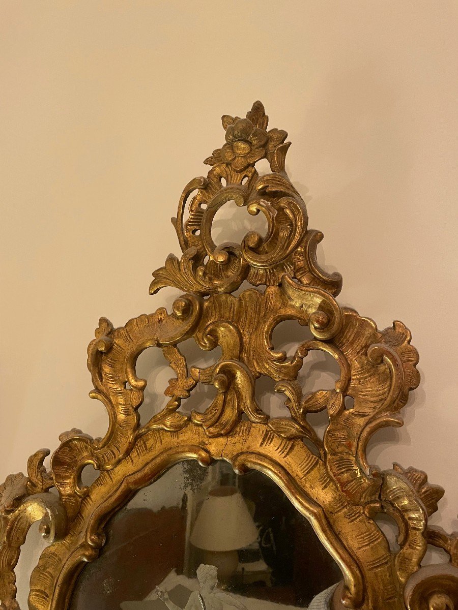 Very Original Venetian Mirror End Of 18th Century At Mercure -photo-3