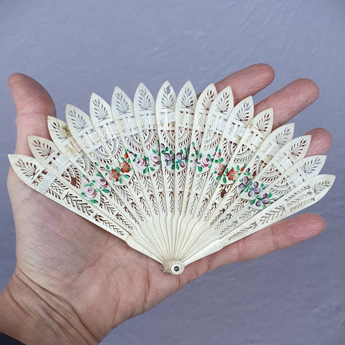 19th Century Doll Fan