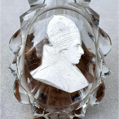 Crystal Scent Bottle, Pope Pie 7, Circa 1810