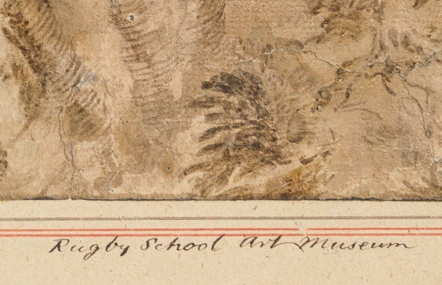 Dessin Ancien XVIIe XVIIIe Attribué à Marco Ricci (1679 - 1729) Provenance Célèbre  -photo-3