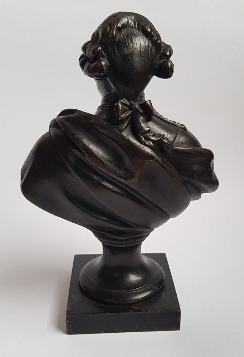 Bronze Bust Of King Louis XVI, Late 18th Or Early 19th Century, Height 21.5 Cm-photo-2