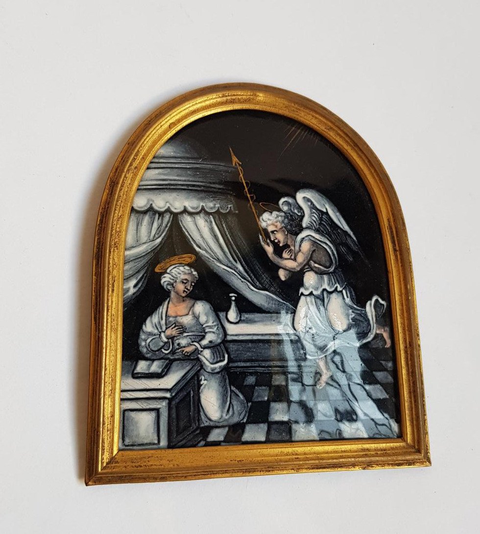 Grisaille Enamelled And Gilded Limoges Plaque Renaissance Style 19th Century Or Earlier? -photo-2